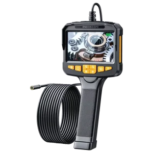 Industrial Inspection Endoscope IP67 Waterproof Industrial Borescope with HD Camera & Monitor for Sewer Pipe Drain Checking