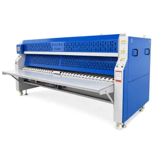Industrial Laundry Folding Machine ZD3300 V 3300mm Max Folding Width 60m min High Speed Commercial Sheet Folding Machine
