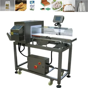 Industrial Raw Material Metal Detector Conveyor Type Metal Detector for Rubber Plastic Granule Hardware Auto Parts Inspection