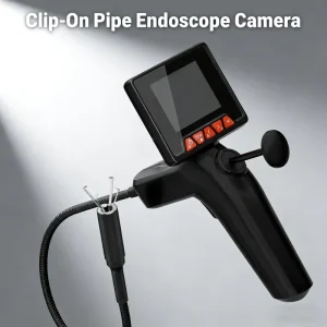 Industrial Sewer Camera Inspection Endoscope with Retractable Claw, Magnetic Head, IP67 Waterproof Design