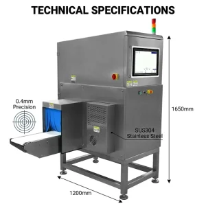 Industrial X Ray Contaminant Detector for Packaged Food Glass Metal Stone Foreign Body Inspection System Food X Ray Machine