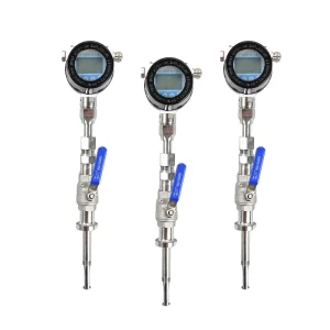 Insertion Thermal Mass Flow Meter for Gas Measurement in Biogas Chlorine Air Stainless Steel OEM Customizable