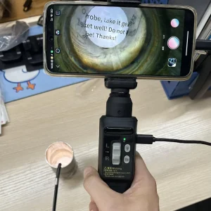 JC606 Connect the Phone to Turn Towards the Endoscope HD Handheld Car Detector Lens Pipe Camera Peep Mirror Worker Industrial