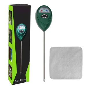 JD 28C Portable Digital pH Soil Moisture Meter with Metal ABS Construction for Garden Farm Use