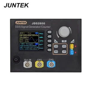 JDS2800 Juntek 15 40 60MHz Digital Dual Channel DDS Sine Wave Function Signal Generator 266MSa/s Sampling 20ppm Accuracy