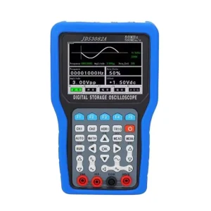 JDS3082A Handheld Digital Oscilloscope Dual-Channel 80MHz 500MSa/s 6000 Count 4.5-Inch TFT LCD Display 8-Bit Resolution Multimeter