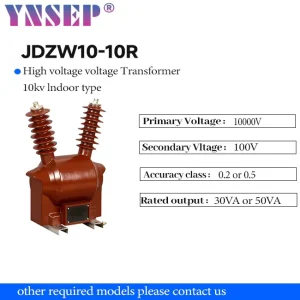 JDZW 10R Single Phase Metering Instrument Transformer Outdoor Voltage Transformer Resin Insulation Protection