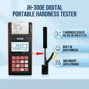 JH-300E Digital Leeb Metal Hardness Tester for Steel and Aluminum