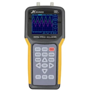 JH JDS2022A Portable 20MHz 2 Channel Digital Storage Handheld High Resolution Oscilloscope 8 Bit Vertical Resolution 200MSa/s