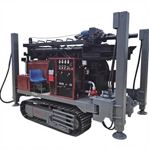 JH650 Diesel Engine Mini Crawler Portable Water Well Drilling Rig with 500mm Drilling Diameter 650m Depth Easy to Operate