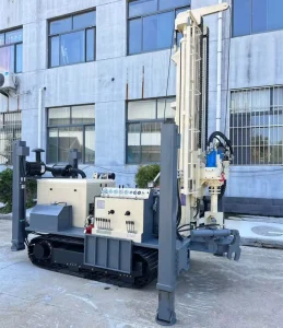 JW300 Multifunctional Hydraulic Well Drilling Car for Water Borehole Drilling Machine Manual Civilian Drilling Geothermal