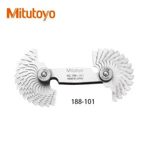 Japanese Mitutoyo High Accuracy Radius Gauge 1 7 186 105 110 Precision R Gauge Radius Template Curvature Pitch Gauge