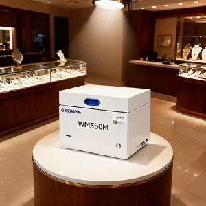 Jewelry Gold Purity X Ray Spectrometer WM550M Portable Handheld Digital Tool Clear LCD Display Fast Accurate Karat