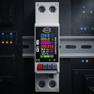 Jiuji Tuya Smart Switch Circuit Breaker LCD Energy Meter KWh Power Metering Timer Relay Remote Control Smart Life APP