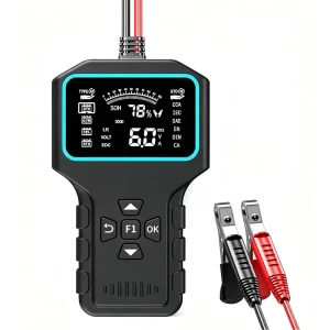K610 OBD II Universal Gasoline Vehicle Battery Tester with Capacity, Health, Cold-Start, and Aging Analysis