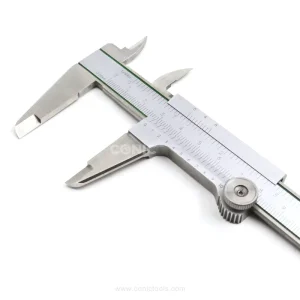 KANON Style Groove Design 150×0.05mm / 6″x1/128in Monobloc Stainless Steel Vernier Caliper