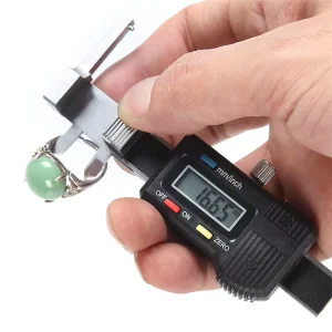 KBD Diamond Gemstone Digital Gauge Jewelry Measure Tools High Quality Mini Pocket Caliper Model 10 0 25mm 0.01mm 1.5V 1 Year
