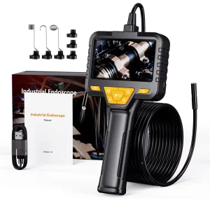KERUI 4.3Inch Screen Automotive Inspect Camera Repair Tools IP67 2MP Portable Pipe Sewer Borescope Industrial Endoscope 2000mAh