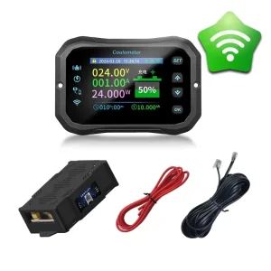 KM160F 600A Wifi Battery Meter Capacity Indicator Tester App Remote Control Coulomb Voltmeter Ammeter Real time Battery Tracking