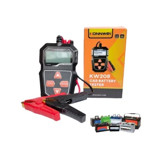 KW208 12V Digital Battery Tester with Starter, Battery, and Alternator Tests