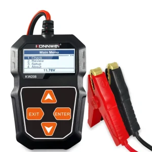 KW208 Auto Battery Tester DC 8-16V OBD2 Diagnostic Tester with Multilingual Support