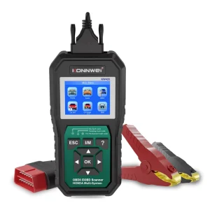 KW420 6V 12V Full System Diagnostic Scanner for Honda 100-2000 CCA Oil Reset Code Reader Battery Tester