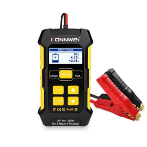 KW510 Car Battery Resistance Tester, Charger, and Restorer with Standard Fitment