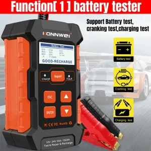 KW520 Fleet Maintenance Battery Tester Battery and Charging System Diagnostic Tool