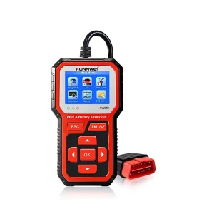 KW681 V6-12V Car Battery Resistance Tester and Diagnostic Scanner V313 JD908B