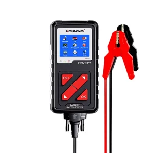 KW710 6V 12V 24V Car Truck Motorcycle Lead-Acid Battery Tester Fitment