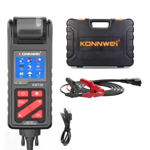 KW720 6V/12V/24V Car Battery Tester with Printing Function and Internal Resistance Meter