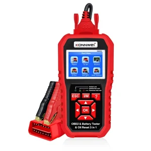 KW890 Automotive Diagnostic Scanner and Car Battery Tester with Oil Reset Function