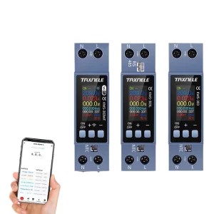 KWS-303 AC 85-290V Multifunction Power Meter 0.96 Inch TFT Color Screen 8-1 Current Meter 0-40A Voltage Meter