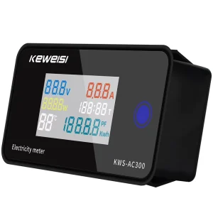 KWS-AC300 100A 50-300V Power Meter Voltage Tester Energy Volt Amp Watt Meter Electricity Monitor Digital AC Power Test Meter
