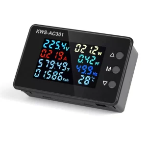 KWS AC301 Wattmeter Power Meter Voltmeter AC 50 300V Voltage 50 60HZ Power Analyzers LED AC Electricity Meter 0 20 100A Detector