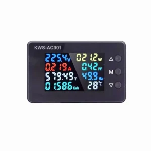 KWS AC301 Wattmeter Power Meter Voltmeter AC 50 300V Voltage 50 60HZ Power Analyzers LED AC Electricity Meter 0 20 100A Detector