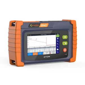 Komshine QX43 16in1 Mini OTDR 1310 1550 1650nm Handheld Smart Fiber Optical Tester Equipment Power Meter POE 5G