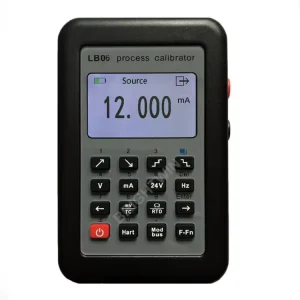LB06 LCD Process Calibrator Thermocouple RTD PT100 PT1000 Simulator Hart Modbus 0-24mA 0-11V mV Signal Generator