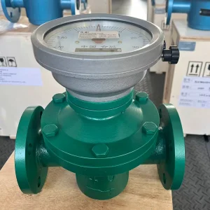 LC Oval Gear Flow Meter Flange Connection Mechanical Pointer Zeroing Type for Oil Diesel Fuel OEM Customizable