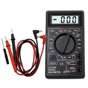 LCD Digital Mini Handheld Multimeter Voltmeter Ammeter AC DC 750 1000V Ohm Tester Meter Probe