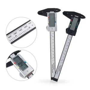 LCD Display Measuring Tool 150mm Tattoo Eyebrow Ruler Digital Electronic Vernier Caliper with Unit Conversion for Brow Design
