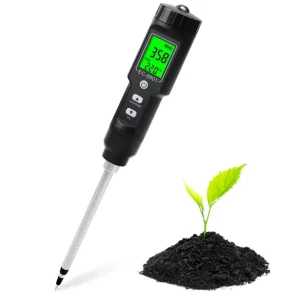 LCD Display Portable Digital Waterproof EC Temp Soil Tester Meter for Garden Planting