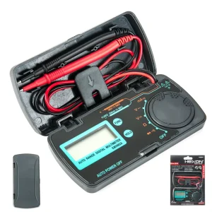 LCD Display Resistance Battery Current Pincers AC DC Current Voltage Tester Digital Multimeter