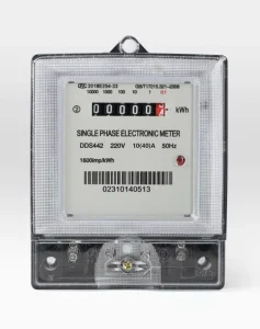 LCD Display Single Phase Power Meter 40A for Home Energy Management and Usage Statistics 220V