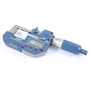LCD Screen 0 25mm Micrometer Inch Metric Conversion IP65 Digital Micrometer Measurement Electric Outside Micrometer