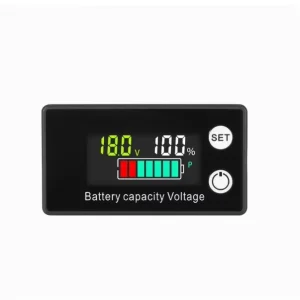 LCD Voltage and Power Two Wire 8 100V Digital Voltmeter Digital Power Meter Battery Power Display
