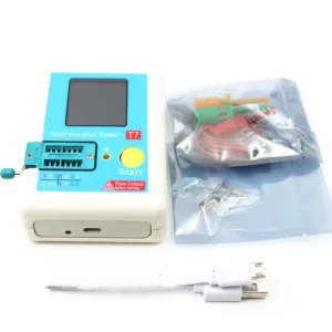 LCR T7 T7 Transistor Tester TFT Diode Triode Capacitance Meter LCR ESR Meter Multifunction Tester Multimeter SRUIS