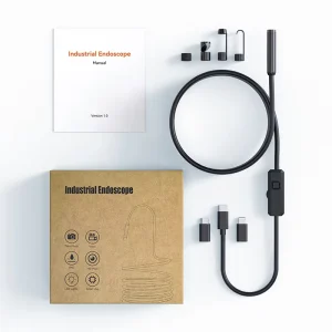 LED Visual Wireless WiFi 2MP Endoscope Camera With Camera Borescope Industrial Endoscope