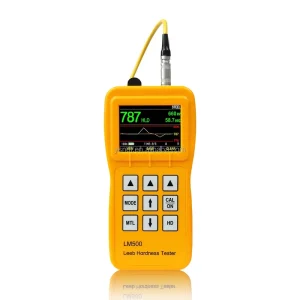 LM500 Portable Digital Leeb Hardness Tester Color Display 11000-Group Storage