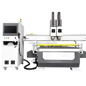 LS 1325 Woodworking Machines CNC Engraving Machine 3 axis Cnc Milling Machine with Two Spindles